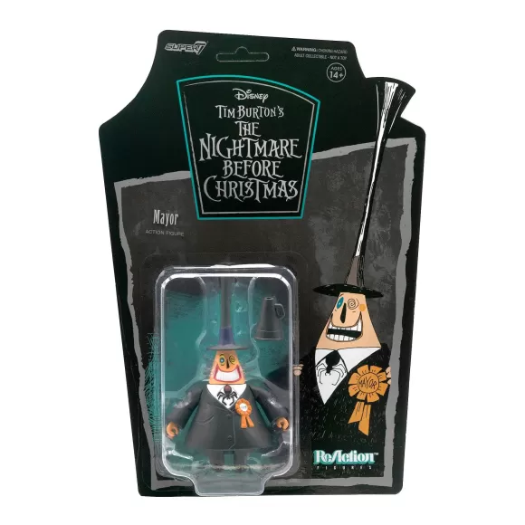 Super7 The Nightmare Before Christmas^Tim Burton'S The Nightmare Before Christmas Reaction Figures Wave 1 - Mayor