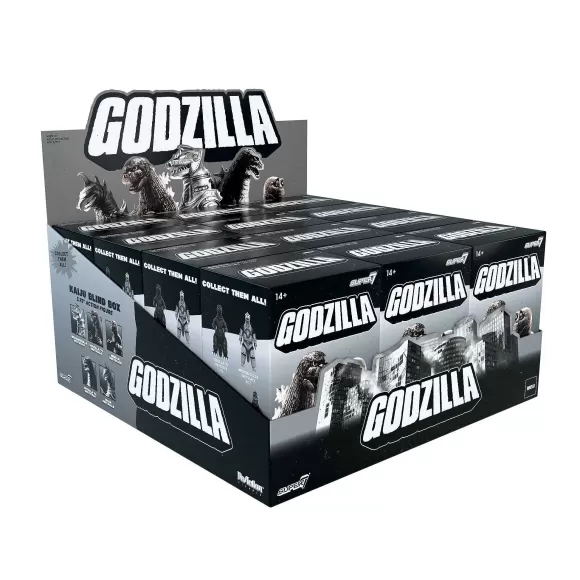 Super7 Godzilla^Toho Blind Box Wave 03 (Silver Screen) - Blind Box Flat (Silver Screen)