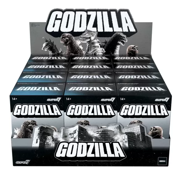 Super7 Godzilla^Toho Blind Box Wave 03 (Silver Screen) - Blind Box Flat (Silver Screen)