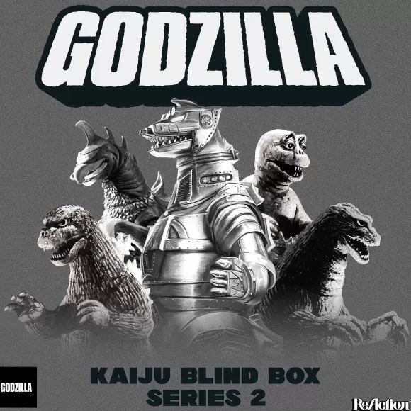 Super7 Godzilla^Toho Blind Box Wave 03 (Silver Screen) - Blind Box Flat (Silver Screen)