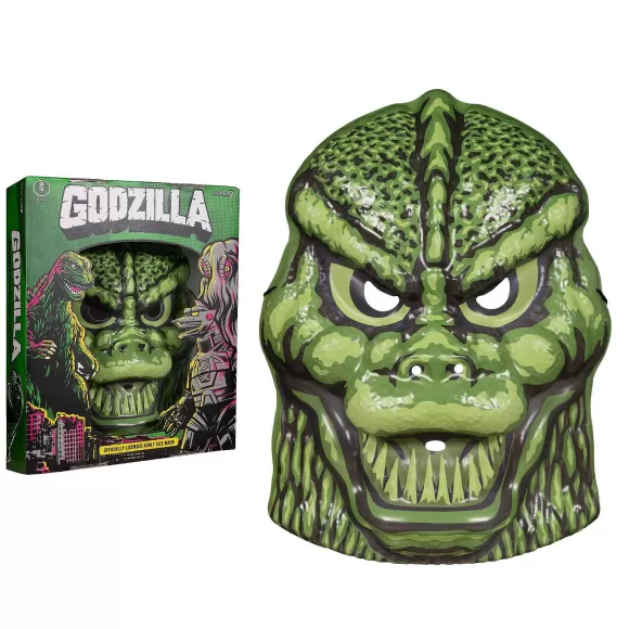 Super7 Godzilla^Toho Masks Set Of 3 - Mechagodzilla, Hedorah & Godzilla Glow