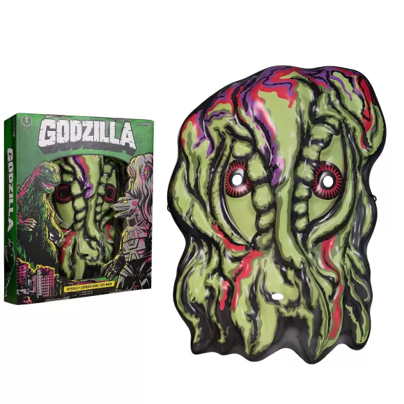 Super7 Godzilla^Toho Masks Set Of 3 - Mechagodzilla, Hedorah & Godzilla Glow