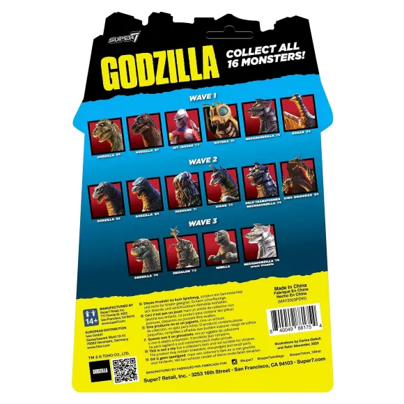 Super7 Godzilla^Toho Reaction Figures - Gigan (Toy Recolor)