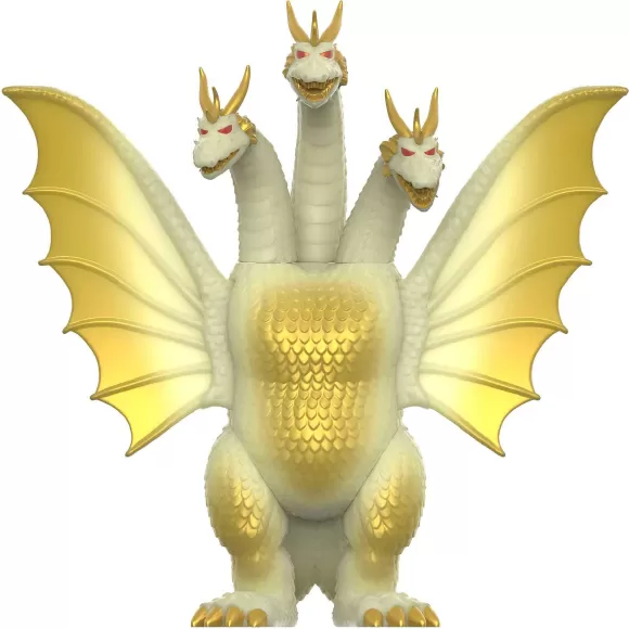 Super7 Godzilla^Toho Reaction Figures Wave 2 - Hedorah & King Ghidorah Glow