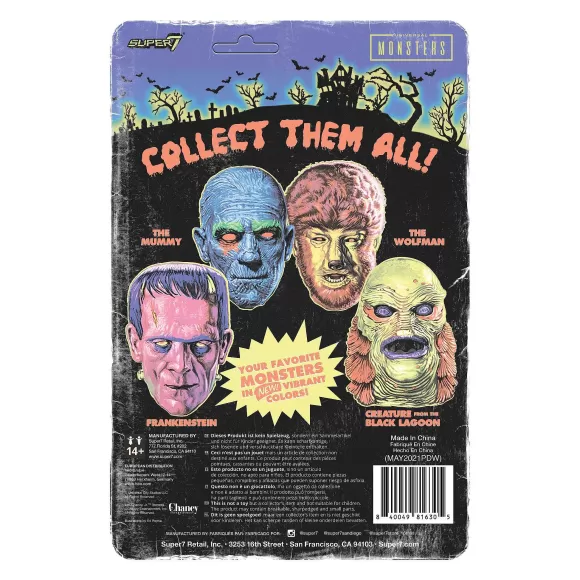 Super7 Universal Monsters^Universal Monsters Reaction Figure - Creature From The Black Lagoon (Costume Colors)